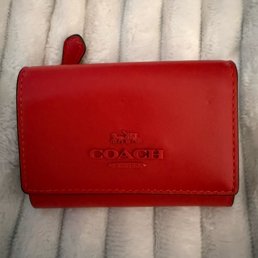 Coach micro snap wallet